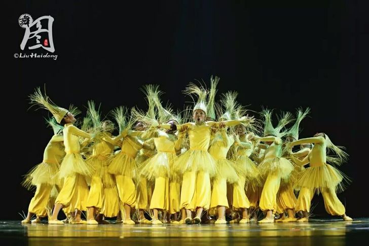 第九届小荷风采新款稻草儿人舞蹈服装演出服少...