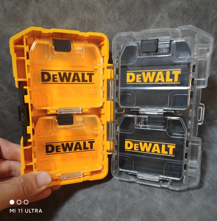 得伟大小嵌入式堆叠工具箱工具盒套装德伟零件盒