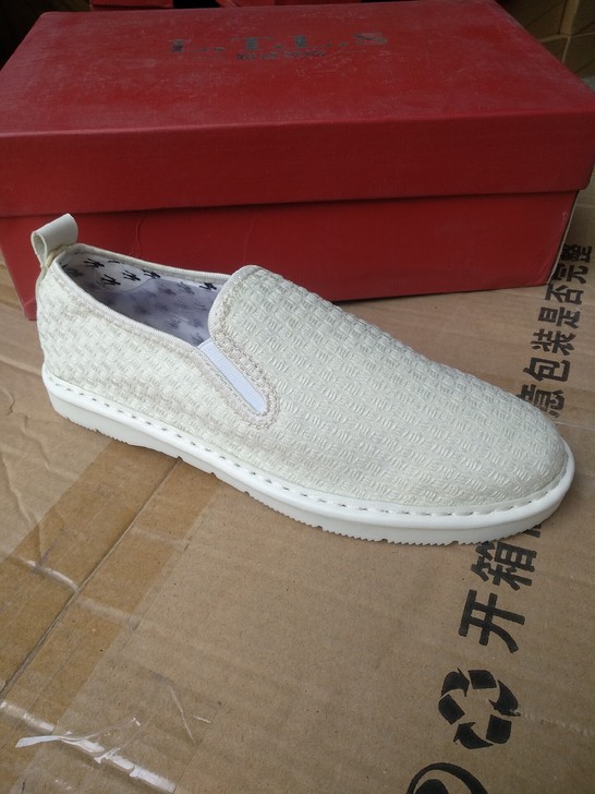 男士夏季新款布面休闲软底百搭潮流帆布休闲鞋...