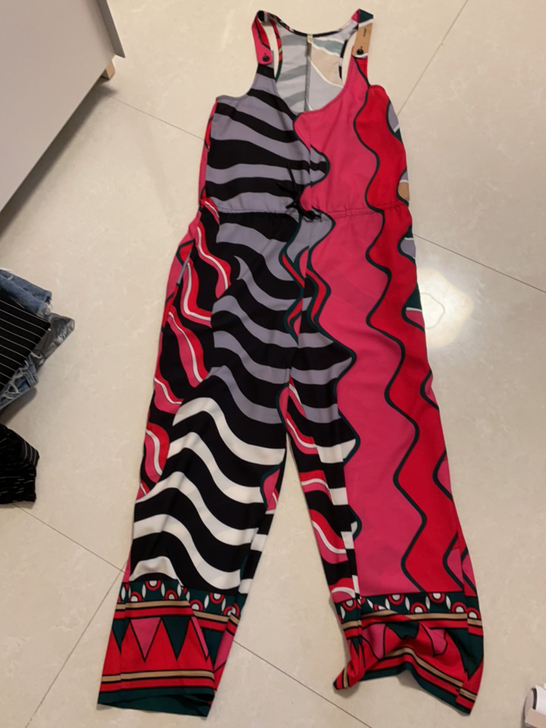 彩色连体裤，九成新