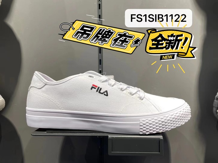 韩国直邮保真斐乐白帆布鞋