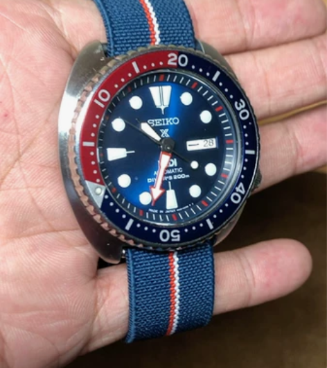 精工法国降落伞兵包20/22mm 弹性尼龙...