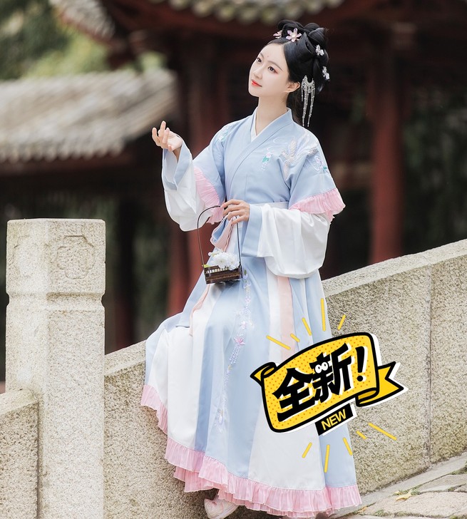 【茗月萱】 夜凤羽(已绝版) 晋制交领齐腰...