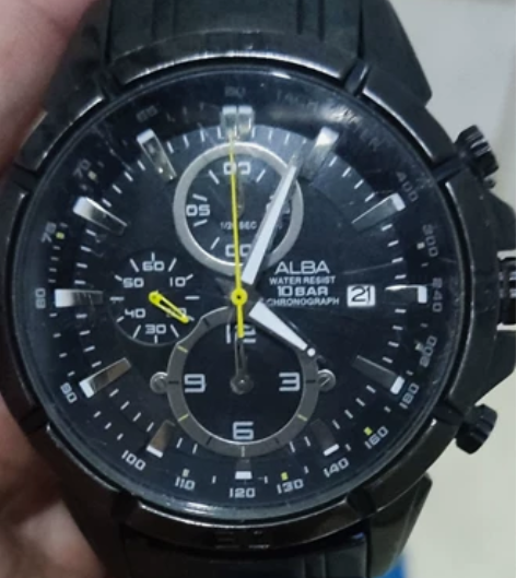 alba手表,精工旗下品牌和,划痕多, 感...