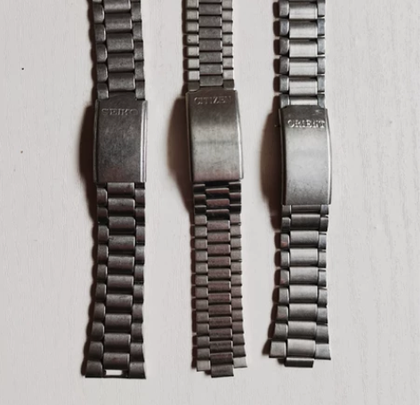 3条日本手表链，日本不锈钢表链，9层新。 ...