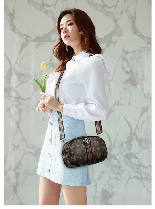 出口外贸亏本出真皮质感包包新款女简约单肩包...