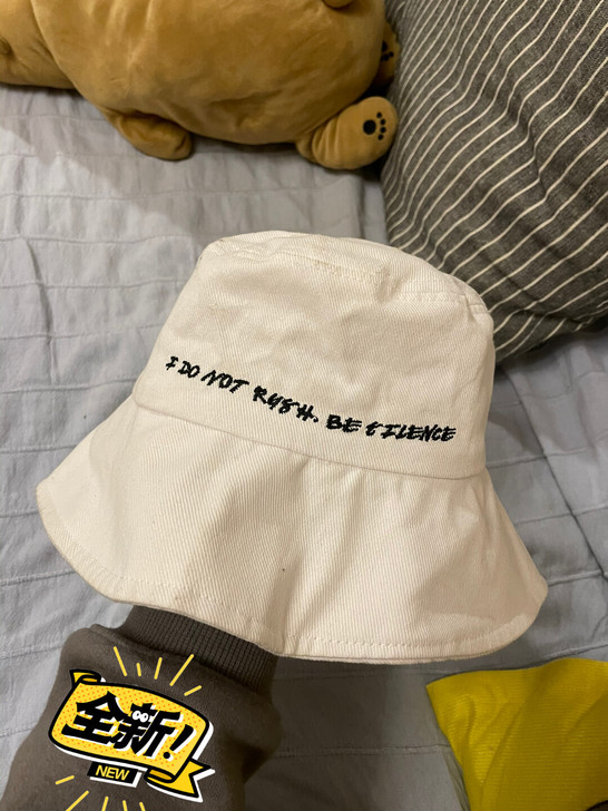 白色渔夫帽子全新