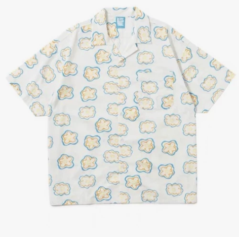 日单日系好看花花设计夏季薄款oversiz...