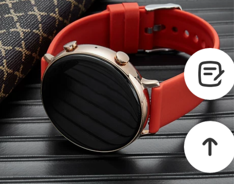 智能手表女款适用于华为小米苹果心率多功能运...