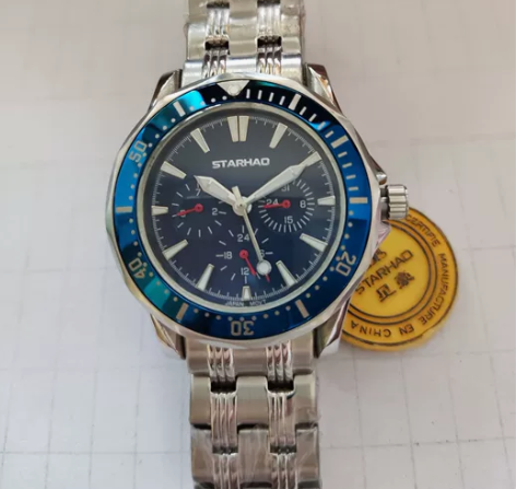 星豪石英表,男士,直径41mm,全新,走时...