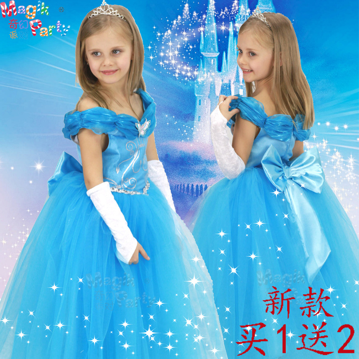 万圣节COSPLAY女童连衣裙晚礼服婚礼花...