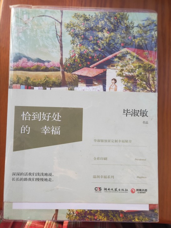 《恰到好处的幸福》毕淑敏著，散文