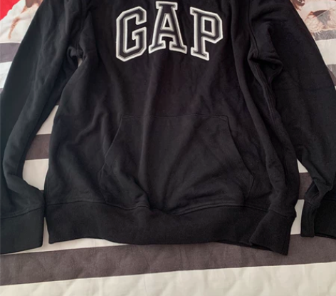 Gap男装宽松卫衣新款男士套头运动连帽衫潮...