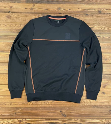 Nautica诺帝卡男士圆领卫衣,拼布工艺...