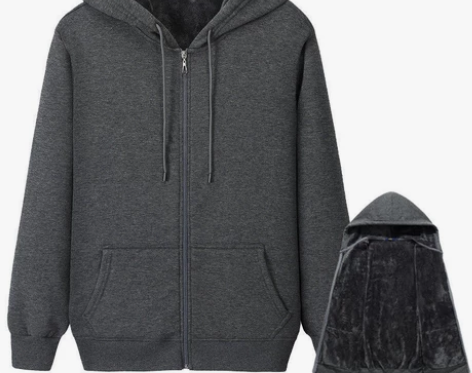 最后几件处理男士纯棉开衫卫衣100%棉连帽...