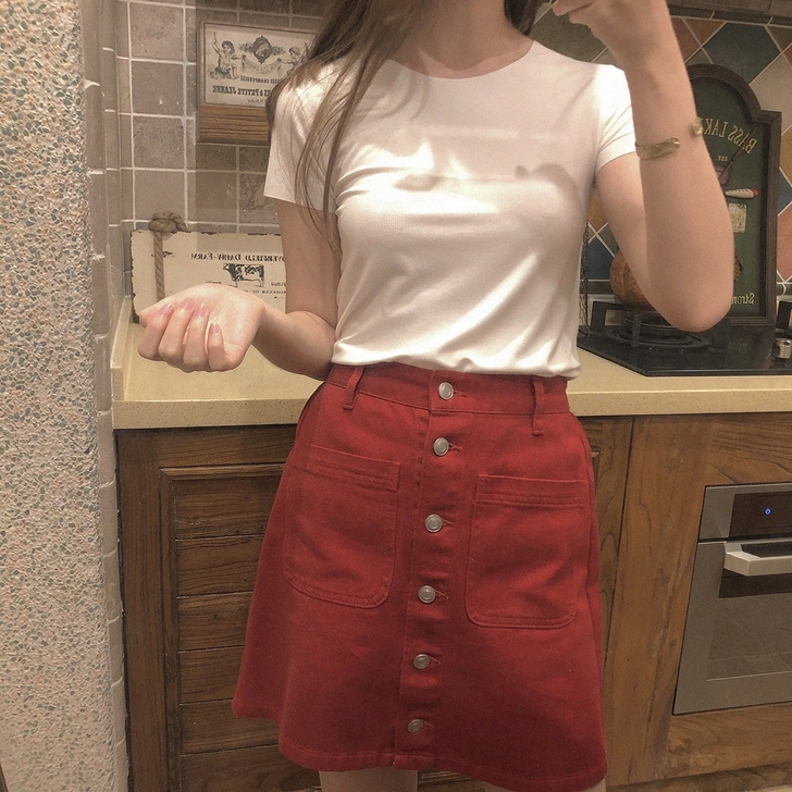 没烦恼很幸福家T恤短袖 非常轻薄舒适