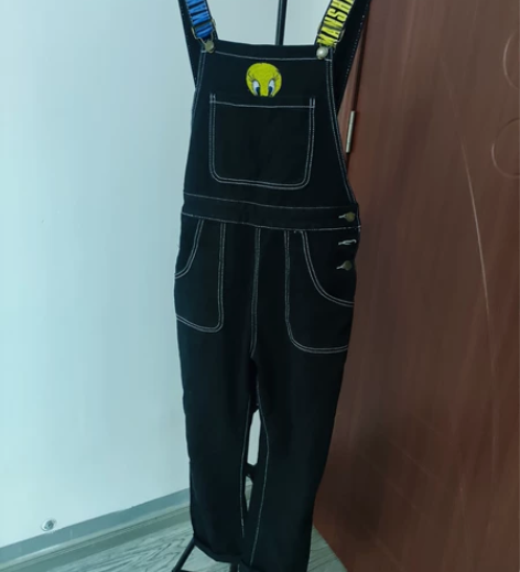 全新牛仔背带裙/背带裤M码女装 这件衣服没...