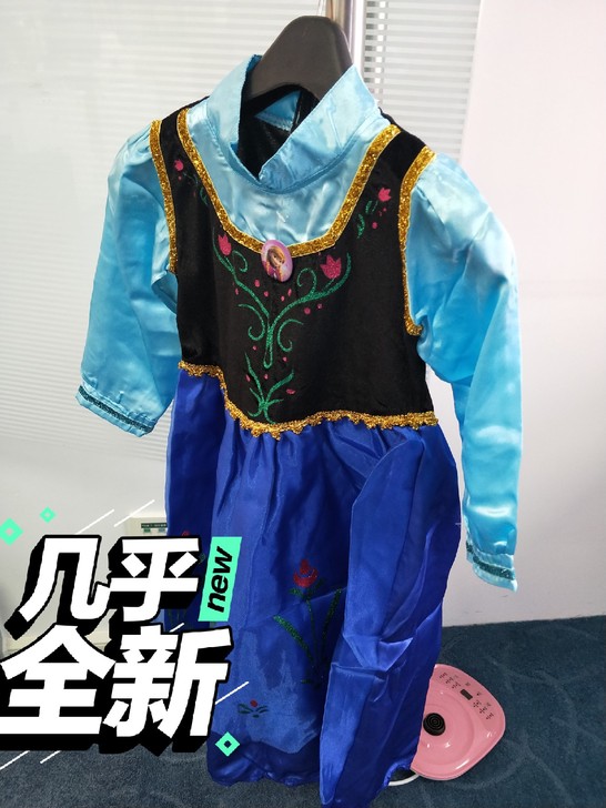 九新冰雪奇缘戏服,孩子活动穿过一次