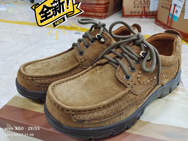CAMEL/骆驼正品全新男士真皮休闲皮鞋！