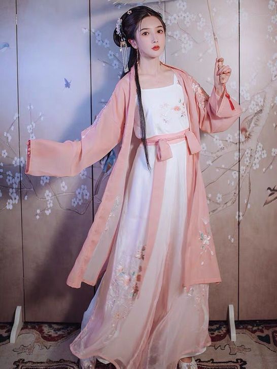 千韵阁【玉楼春】汉服女夏季仙气宋裤刺绣对襟...