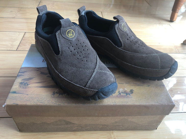 全新 正品 Camel 骆驼鞋 女士牛皮绒...