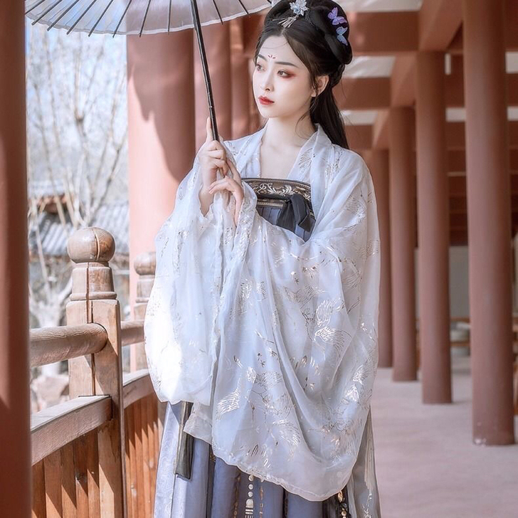 艺缕 云鹤正品汉服女仙气齐胸襦裙 大摆超仙...
