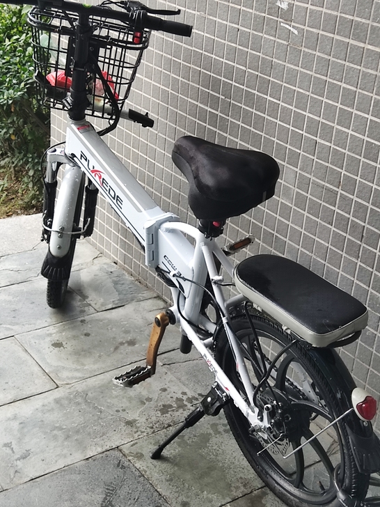 99成新的20寸一体轮折叠电动车,所有配件...