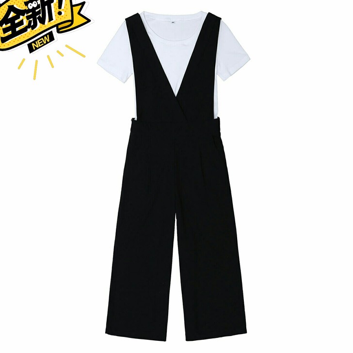 春夏7分背带裤，撤柜，白菜价甩卖。不起球，...