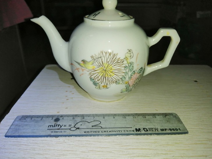 晚清民国花鸟茶壶！全品，名家所做，一图一物...