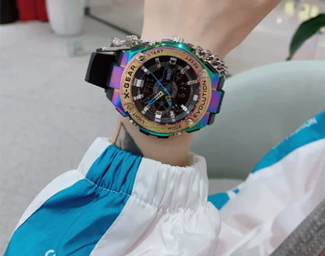 独角兽手表男电子表女ins风学生情侣潮流防...