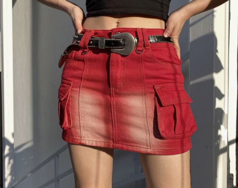 ROCKMORE欧美风热辣高腰性感包臀裙女...