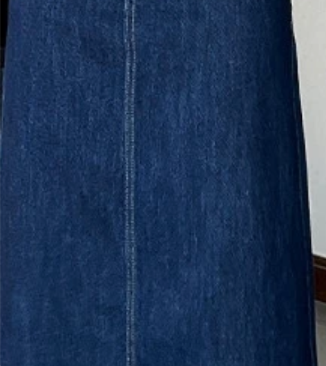 中长款牛仔开叉包臀裙时尚个性A字港风半身裙...