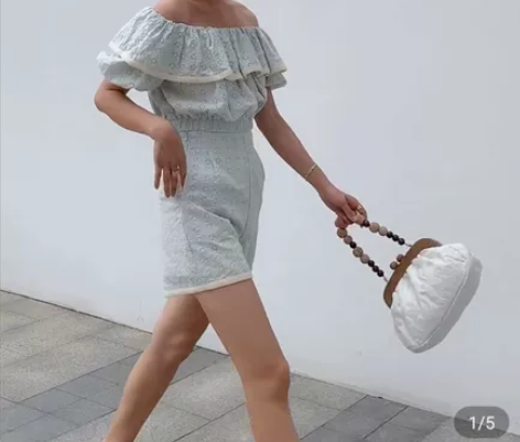 盐法式茶歇纯可可甜连衣裙 组合形式：单件 ...