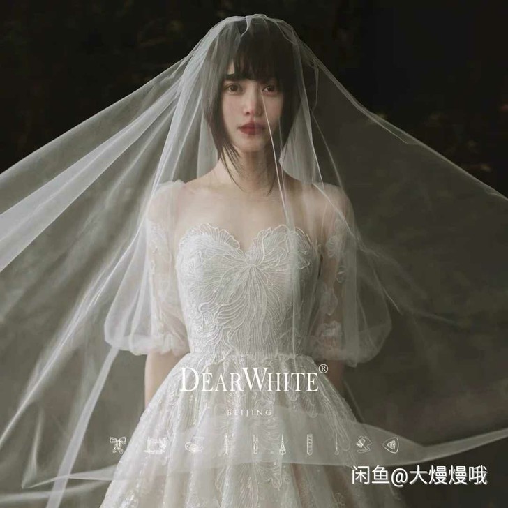 出 婚纱 亲爱的白 花音 婚纱