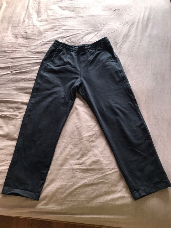 正品 优衣库男士九分休闲裤 7成新 M号 ...