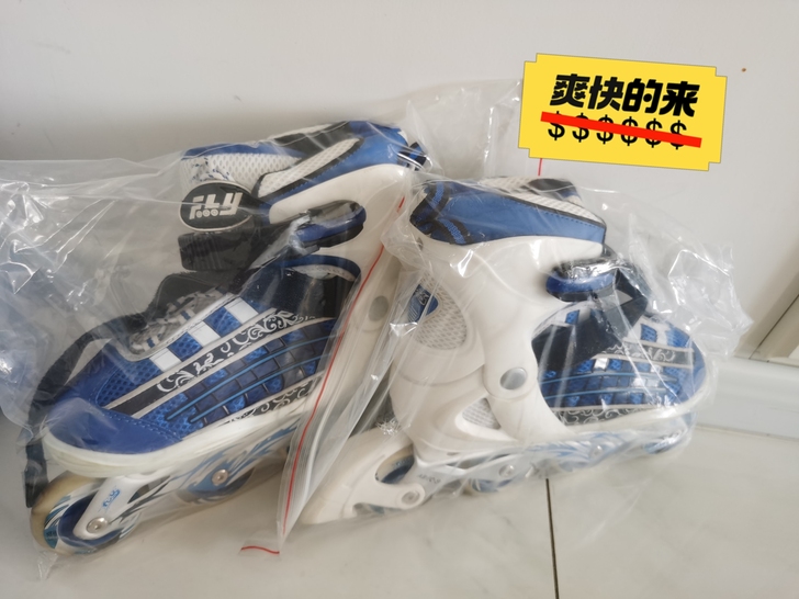 单排 旱冰鞋，两双，尺码38-41，一共没...