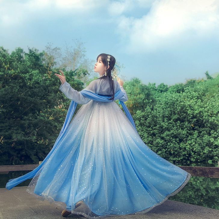 【出】千韵岗【辰莲鱼梦】汉服女正品原创中国...