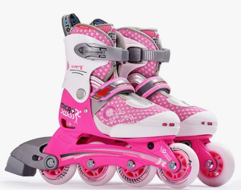 米高溜冰鞋儿童全套装，小了低价转 感兴趣的...