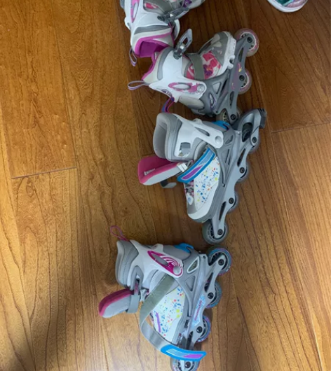 全新轮滑鞋，报名轮滑又送了一套专业的速滑大...