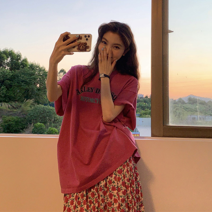 晶美雅 蕾丝雪纺衫