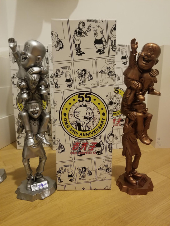 老夫子手辦 55週年 限量神物雕像 王澤老...