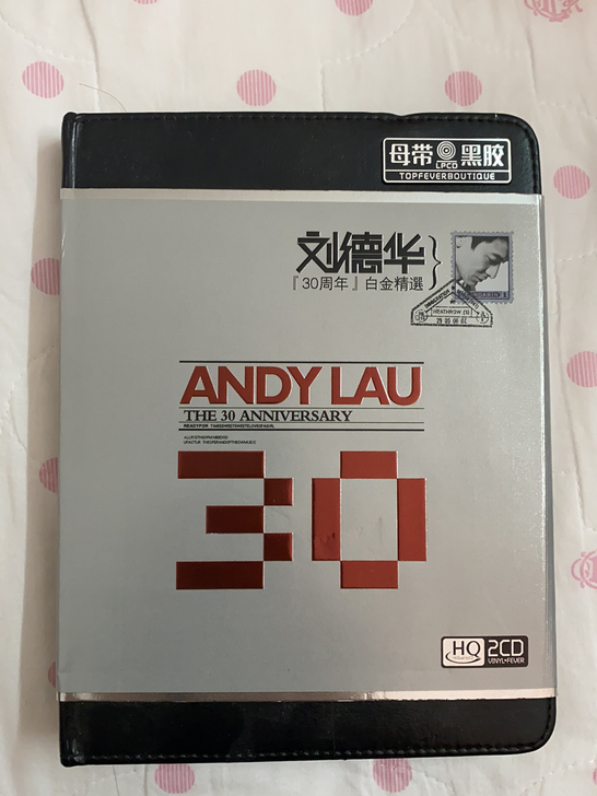 刘德华30周年白金精选 九成新