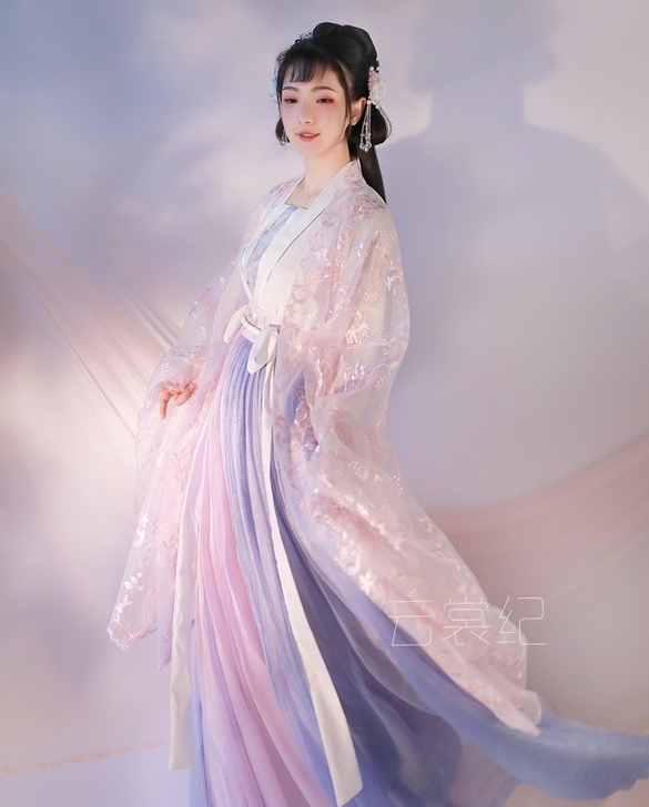 【东月棠-原云裳纪】春樱紫蓝 六米摆一片齐...