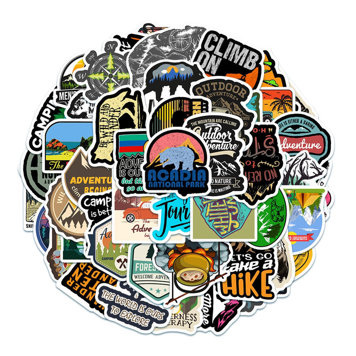 大白熊收纳箱折叠箱贴纸pvc行李箱贴纸笔记...