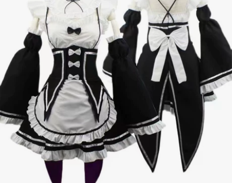 急出c服 雷姆XL码全套(头饰+衣服+袖子...