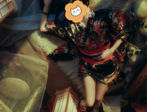 地狱少女阎魔爱P1场照P2自拍 有假领子＋...