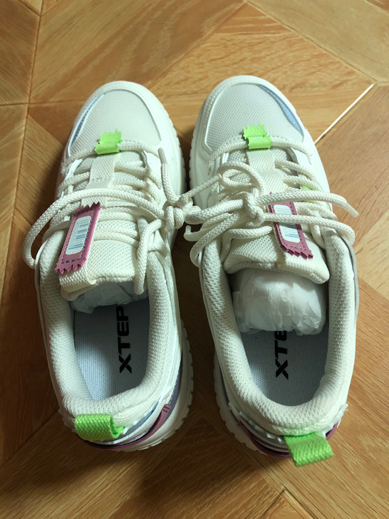 2021年特步休闲板鞋网面透气运动鞋37码...