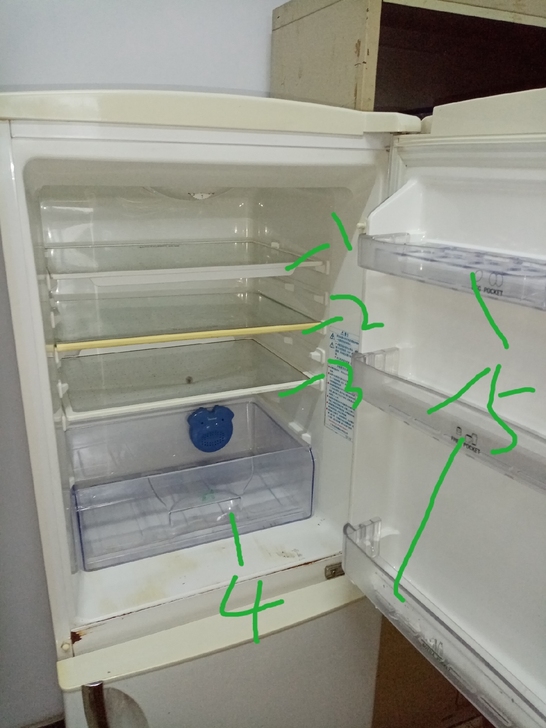 容声冰箱BCD-206B原装配件,保鲜盒1...