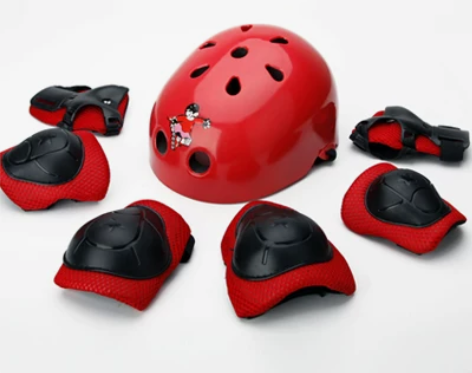 男女儿童安全轮滑头盔 滑板旱冰溜冰鞋护具套...