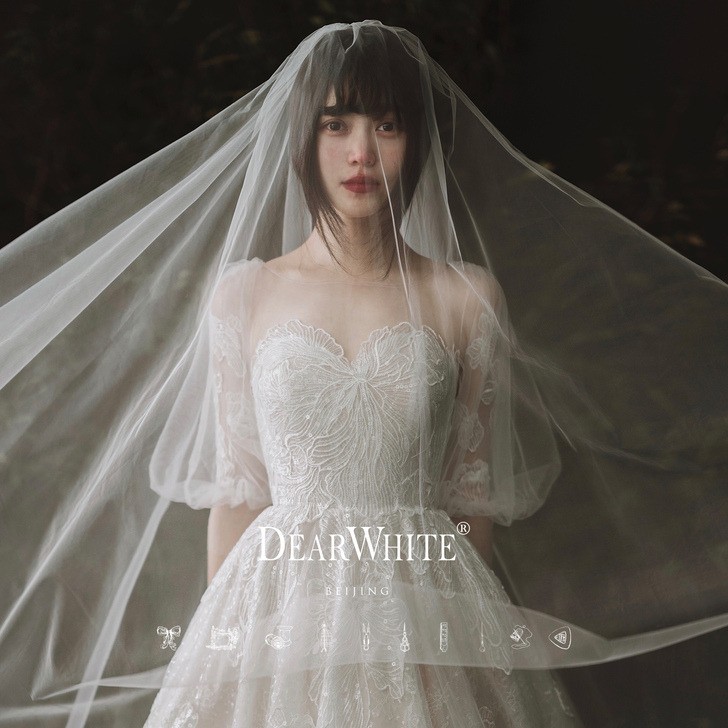 DearWhite/亲爱的白 婚纱，6月6...